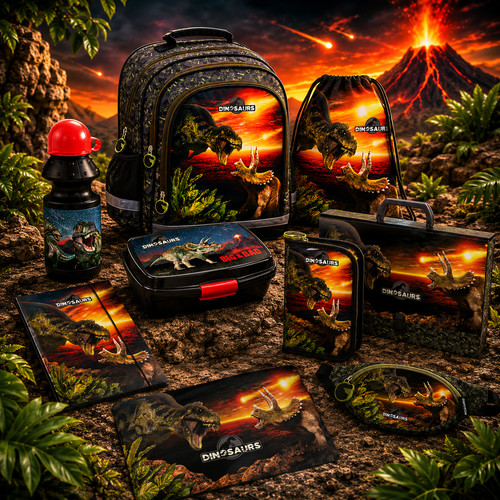 9in1 dinosaurier schulrucksack - 9in1,